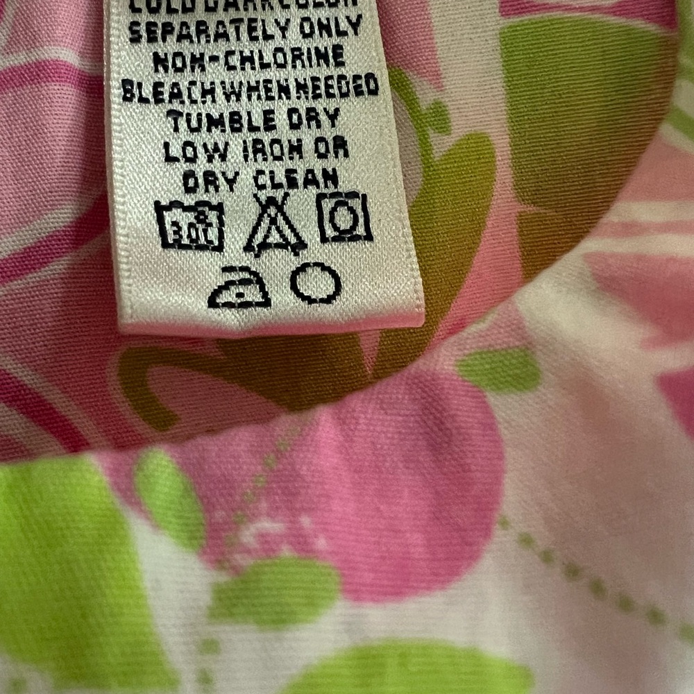Lilly Pulitzer Girls Pink Lemonade/ Elephant Shift Dress - Picture 4 of 6